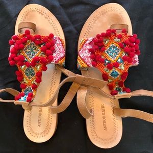 Antik Batik multi color sandals size 10